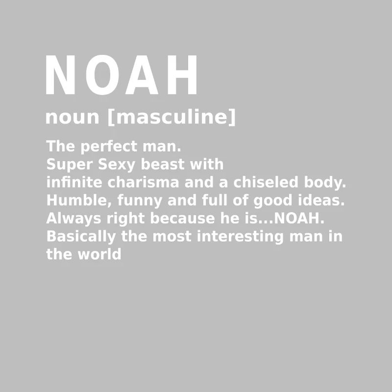 Conception du nom Noah