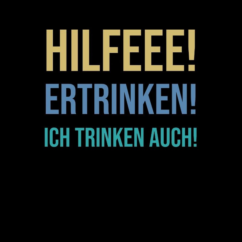Fun German learning. Drowning I also drink