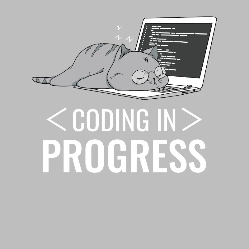 Programmation Informatique Nerd Cat