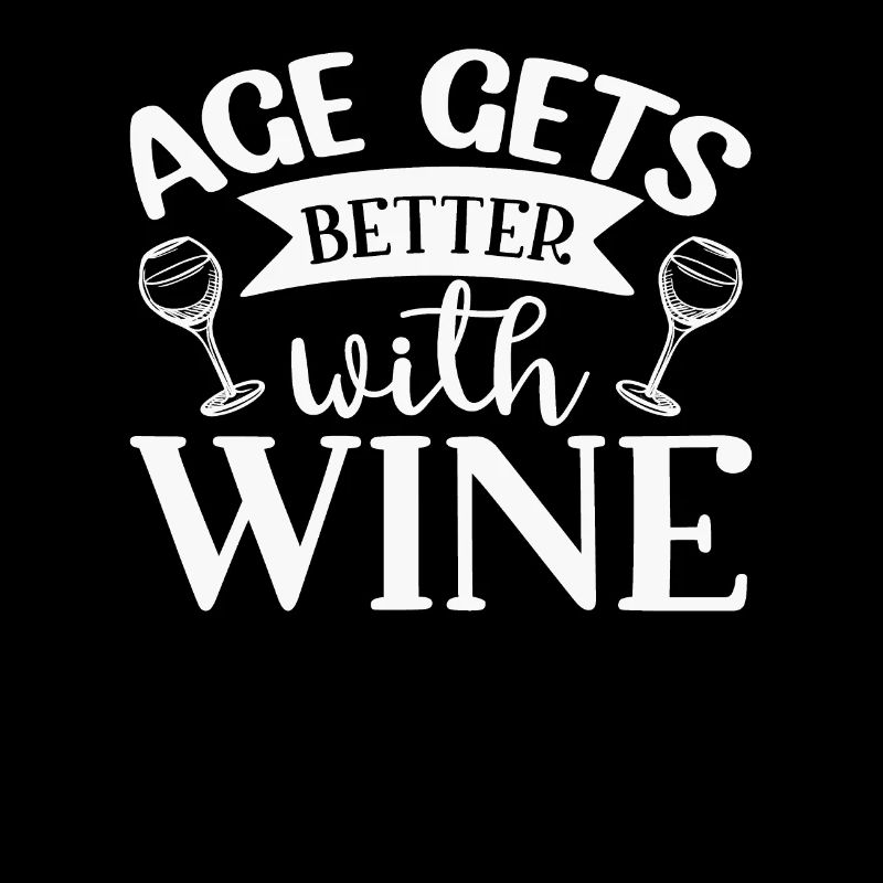 Das Alter wird besser mit Wein