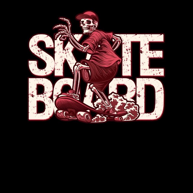 Skate Skeleton dans la conception de skateboarder