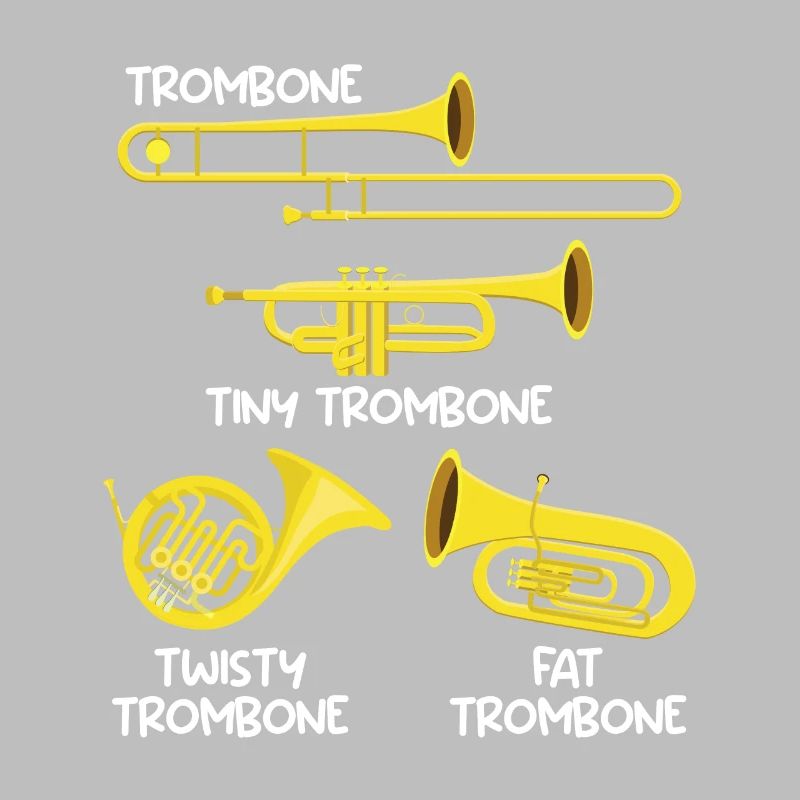 Small Trombone Curvy Trombone Thick Trombone