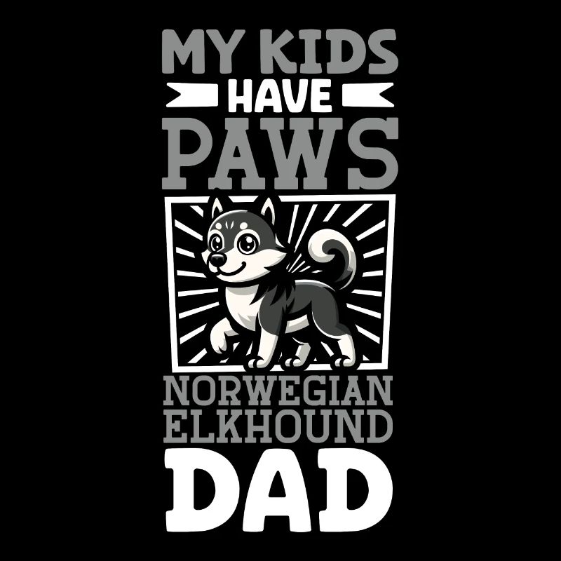 Norwegian Elkhound Dad