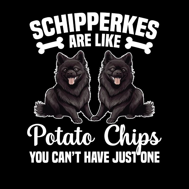Les Schipperkes sont comme des chips que vous