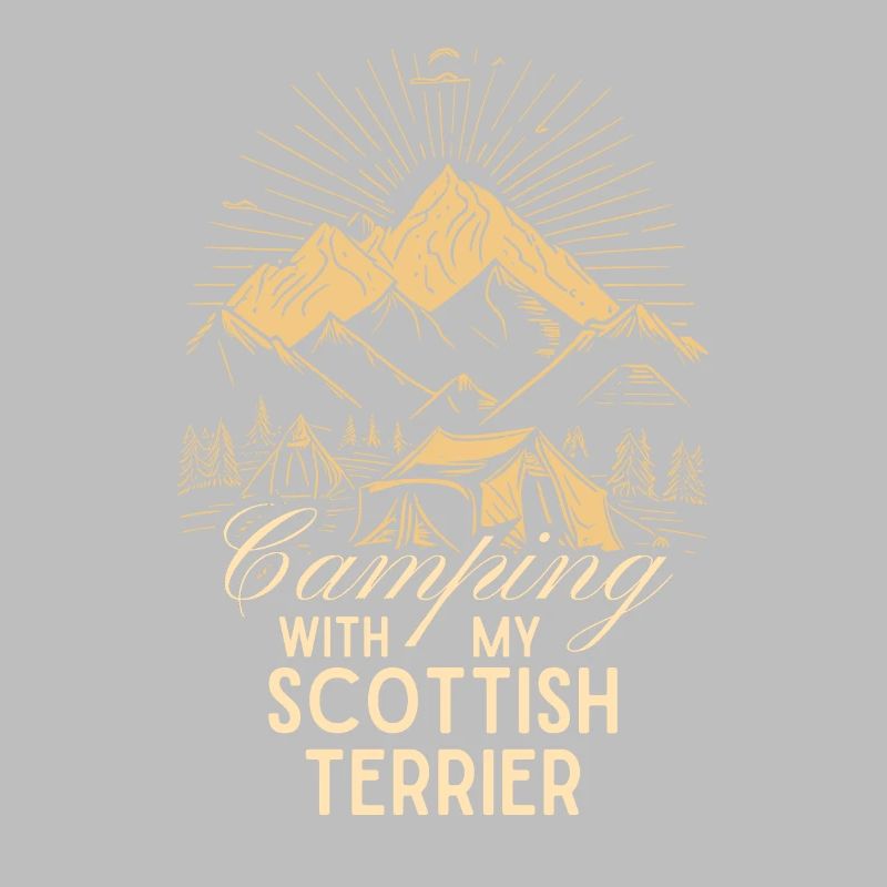 Scottish Terrier Camping