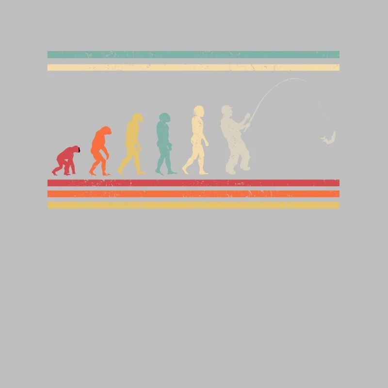 Pêcheur de pêche Evolution - rétro