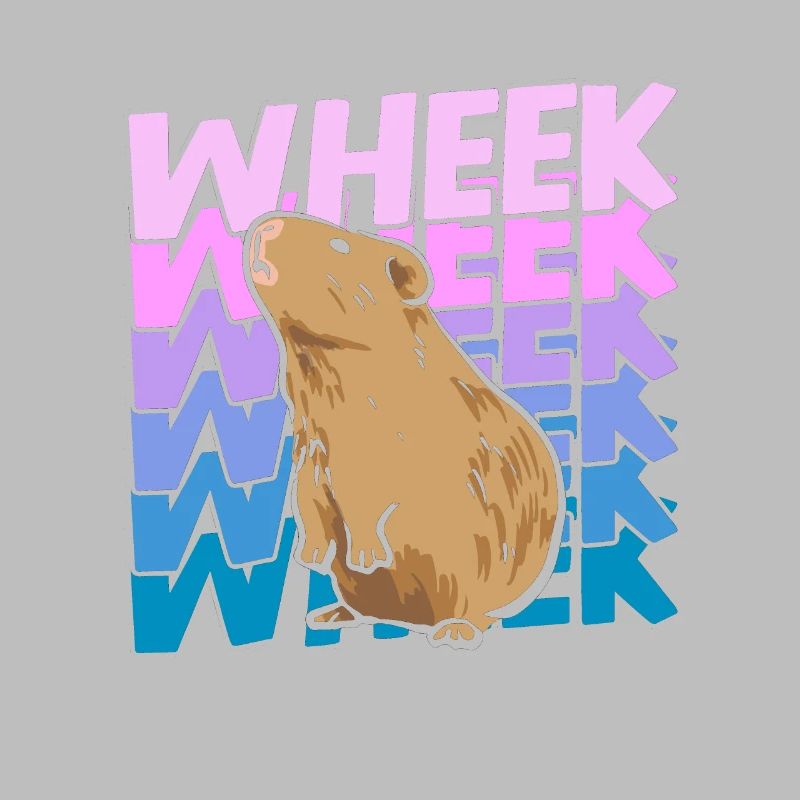 Wheek Cochon d’Inde Cadeau Cochon d’Inde Rongeur