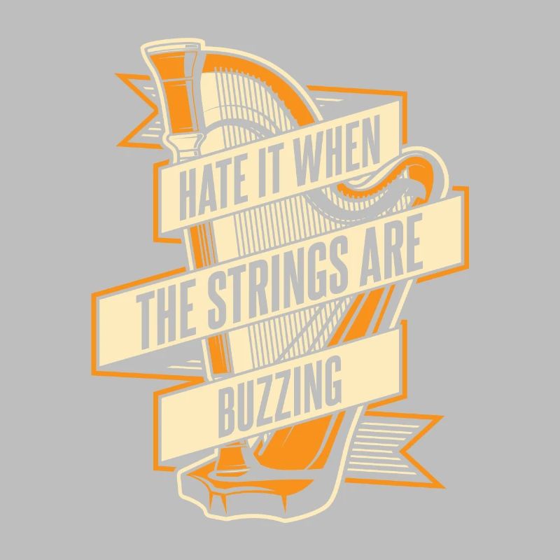 Hate It When The Strings Are Buzzing Harp