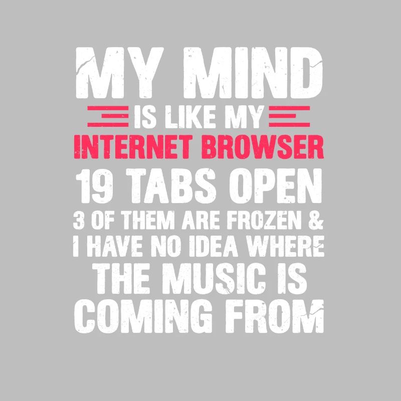 Cadeau de nerd de programmeur de pensée Internet