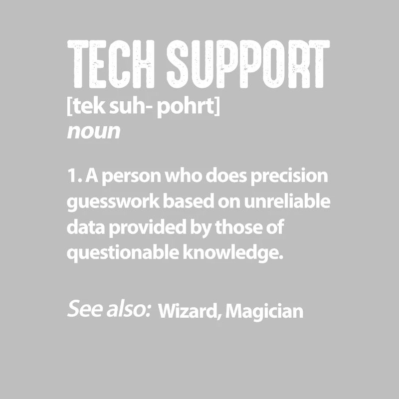 Technischer Support Computer IT Programmierer