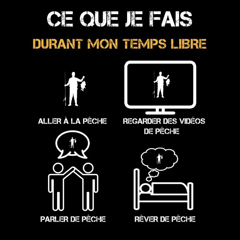 pêche temps libre humour