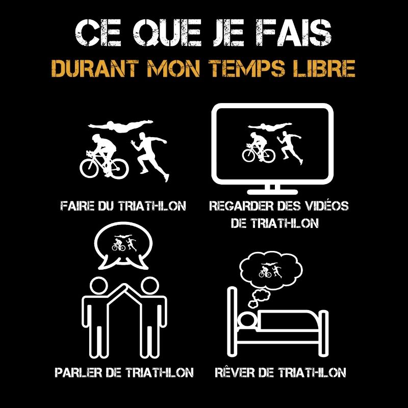 ce que je fais durant mon temps libre triathlon