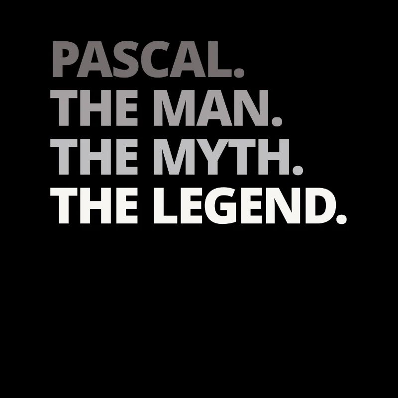 Pascal Name Spruch Geschenk