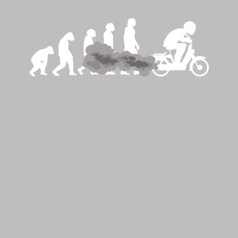 Mofa Mofaroller EVOLUTION Moped Mofafahrer tshirt