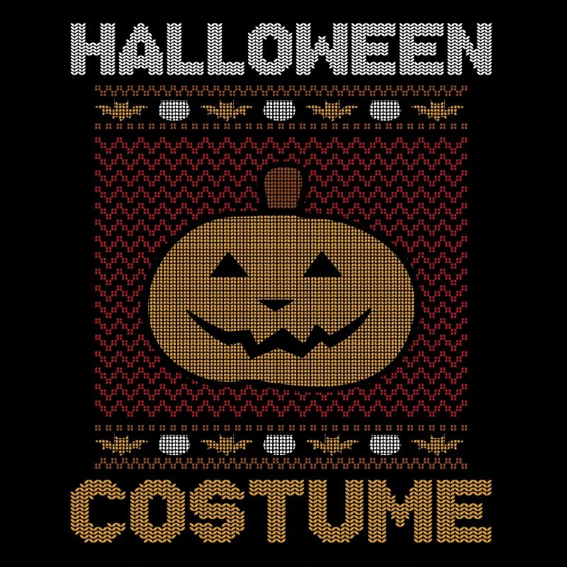 Stitch Pattern Pumpkin Scary Creature Halloween