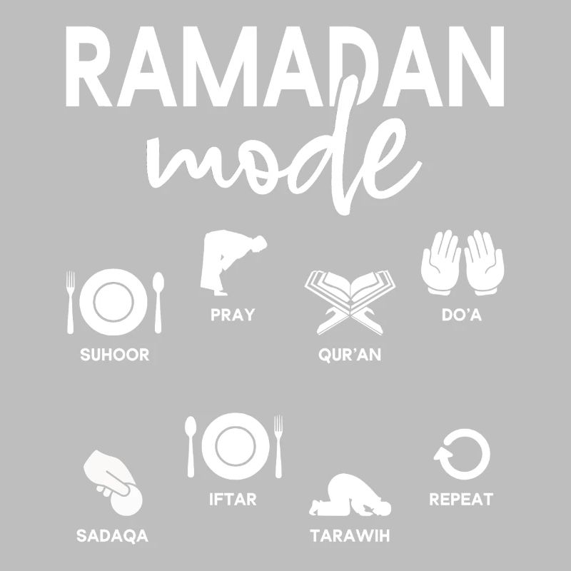 Ramadan Modus Eid Mubarak Suhoor Pray Do'a