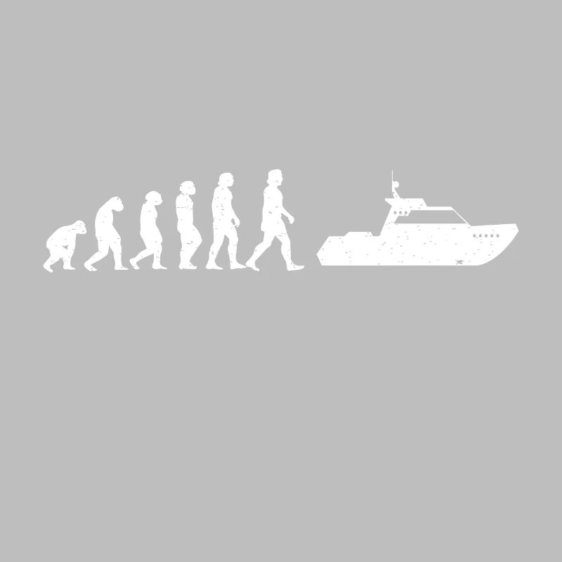 Bootsbesitzer Motorboot Bootsfahrer Evolution