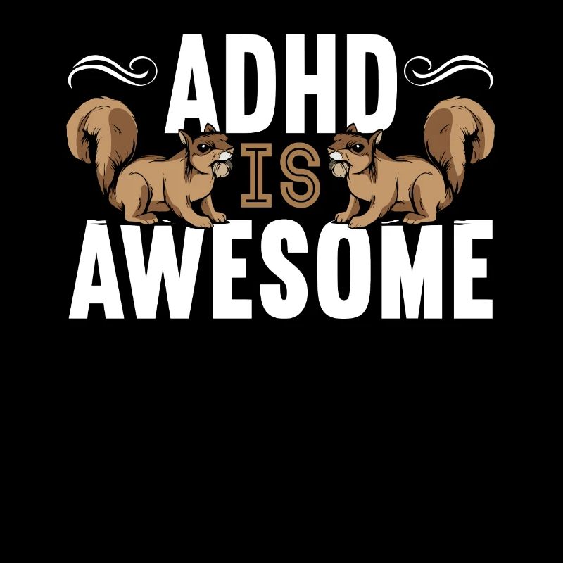 ADHD Eichhörnchen Umarmung Neurodiversity