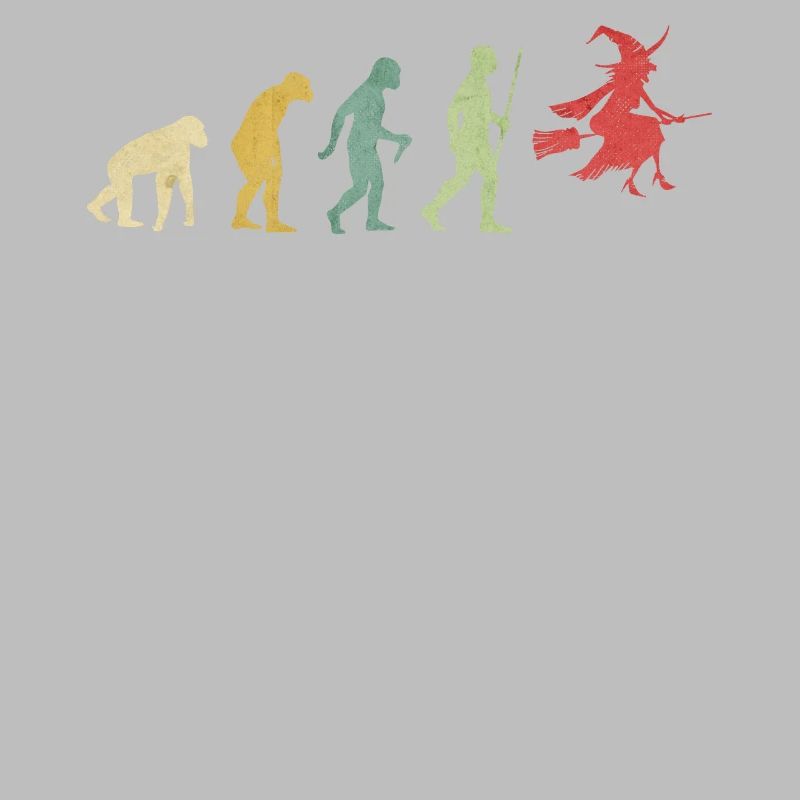 Halloween Witch Flying Broom Evolution