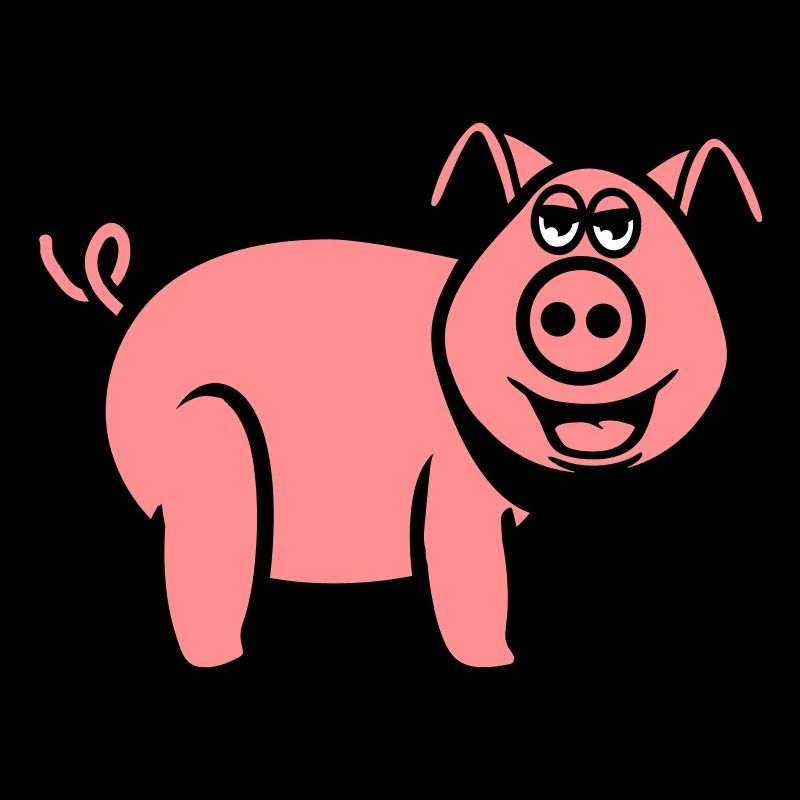 Cochon stupide drôle