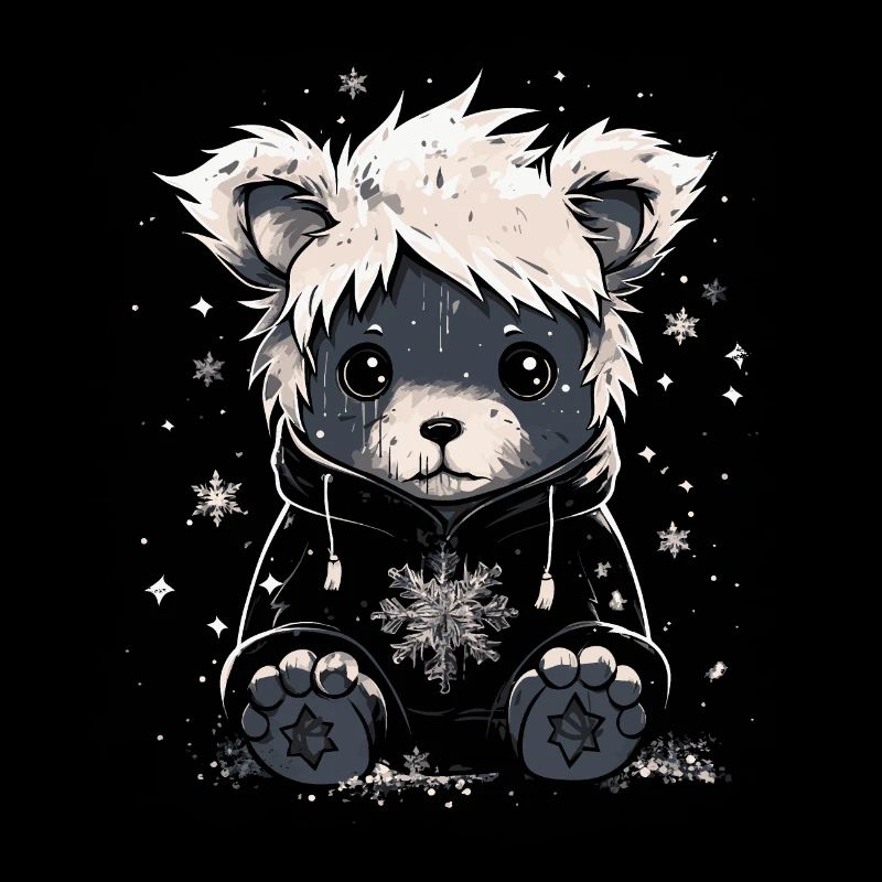 Cute Emo Teddy Bear