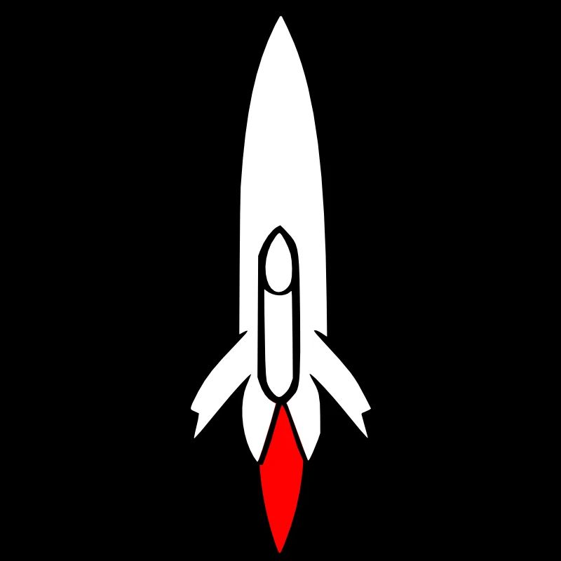 Vecteur de vol spatial spatial de fusée spatiale