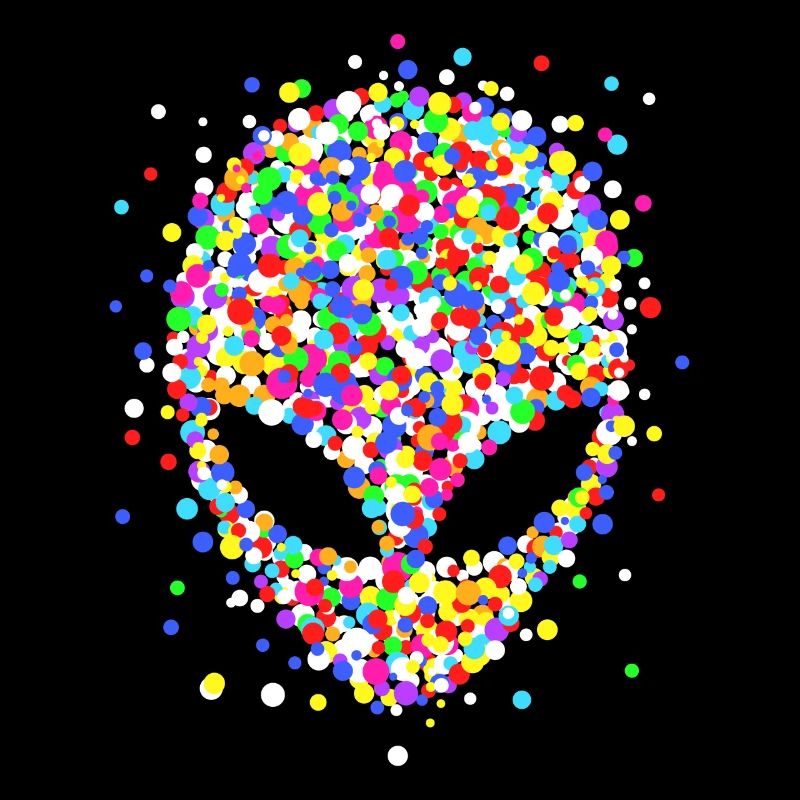 Extraterrestre de confettis