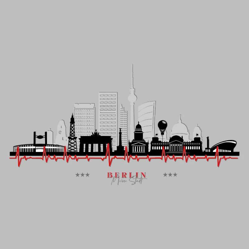 Berlin Design Geschenkidee skyline Berlin designed