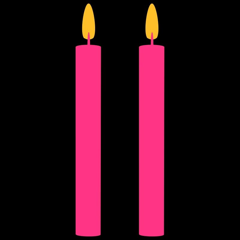 2 Candles / / two / / Second Birthday / / second