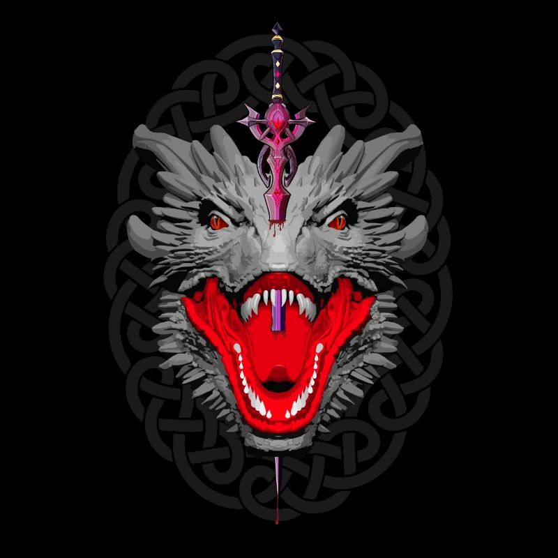 Dragon à l’épée pourpre