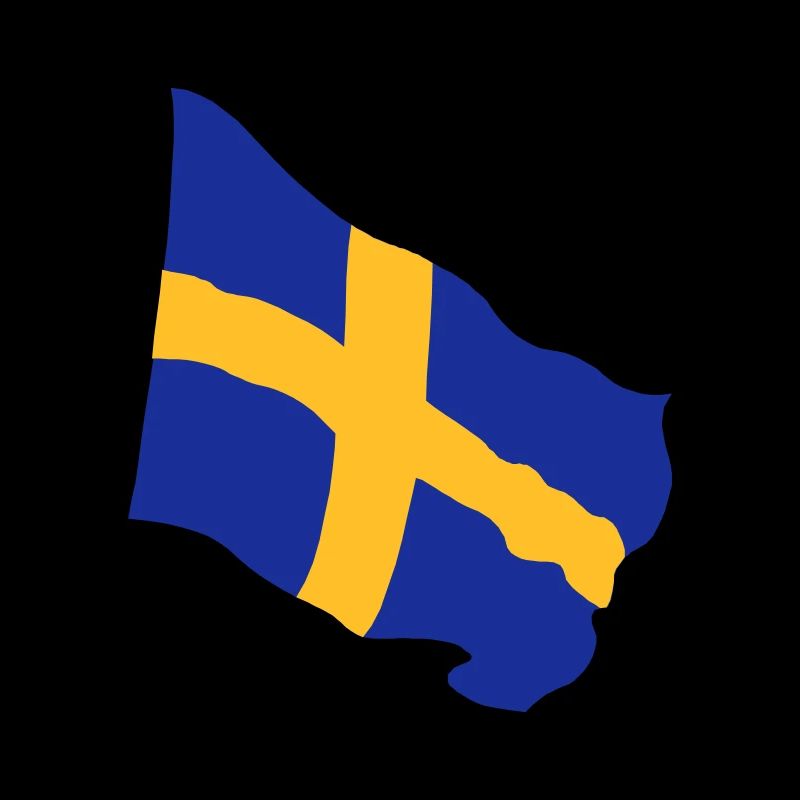 Drapeau de la Suède Drapeau flottant, Suède