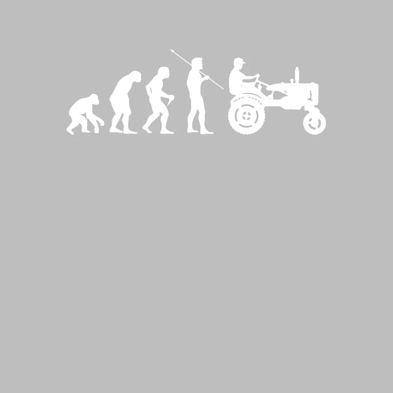 Farmer Tractor Tractor Tractor Evolution Retro