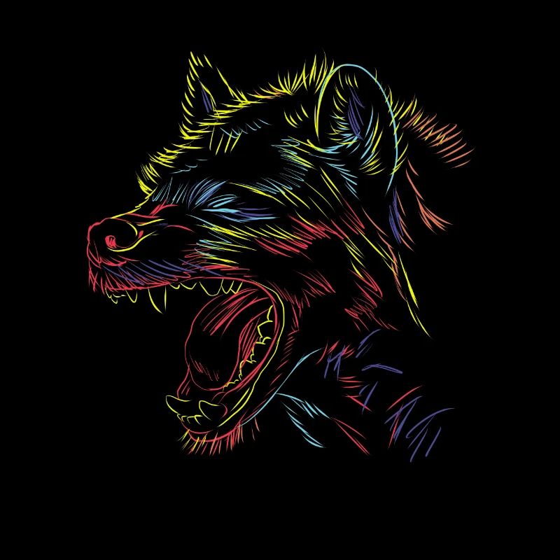 Scribble Hyena