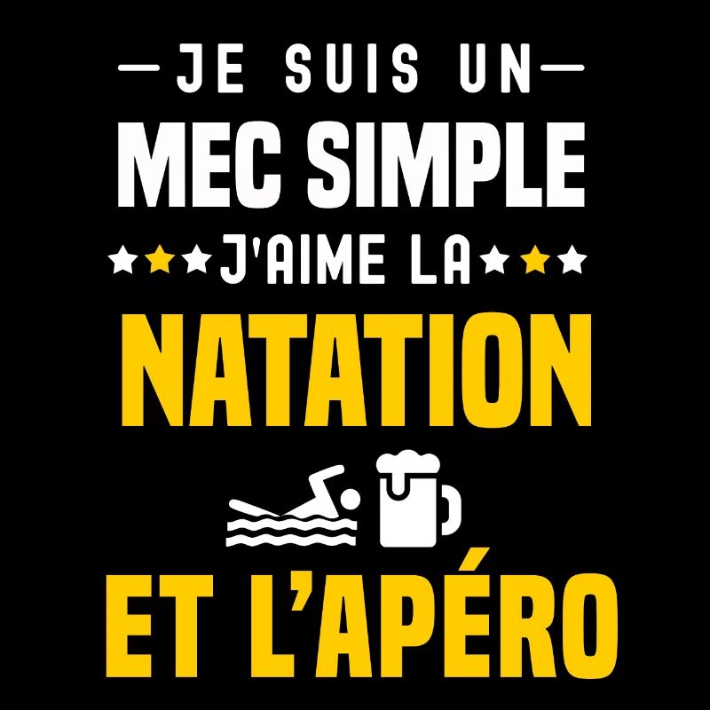 apéro natation mec simple