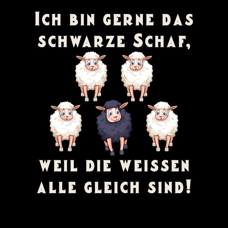 Ich bin gerne das schwarze Schaf