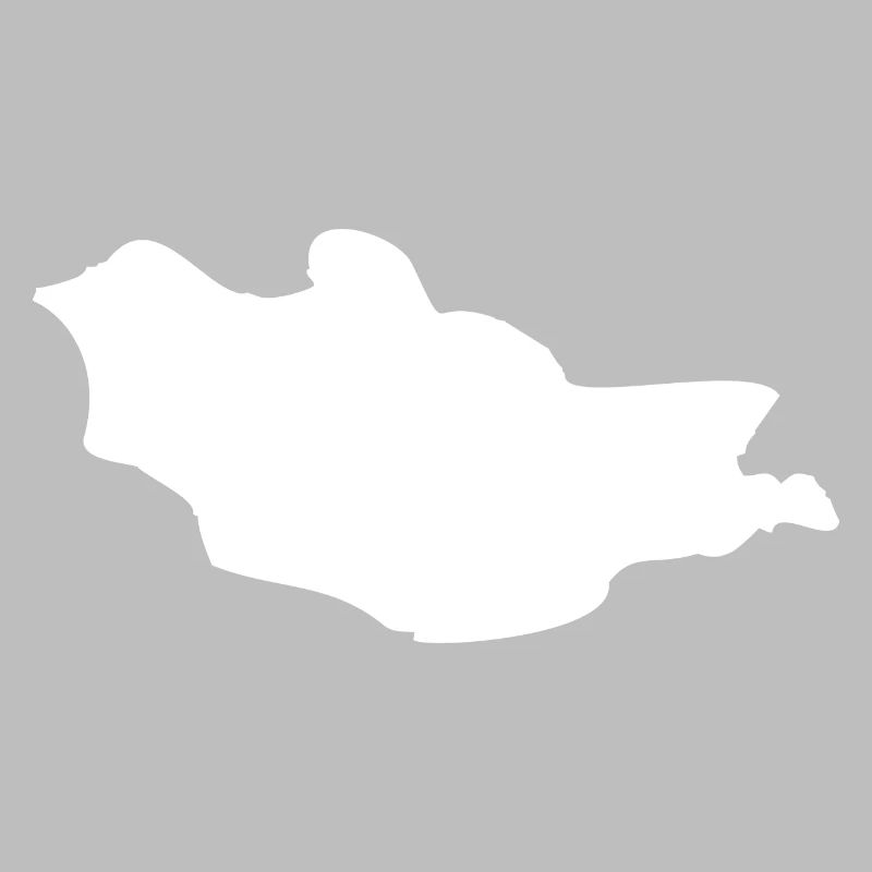 Mongolia map flag