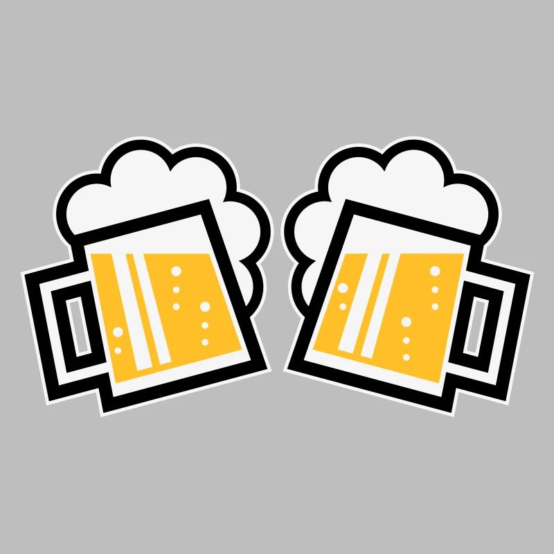 2 chopes à bière bavaroise Prosten (chopes à bière / 3C)