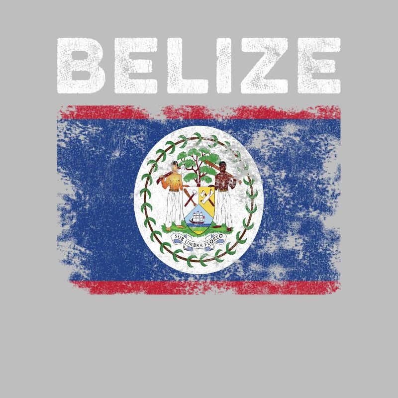 Drapeau du Belize en détresse - Drapeau du Belize