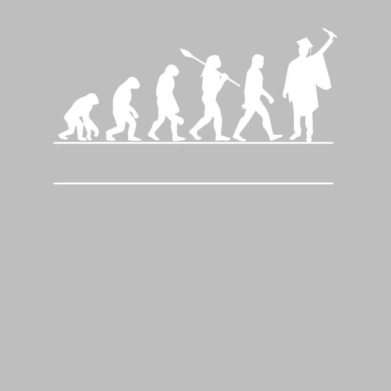 Graduation Evolution funny gift idea