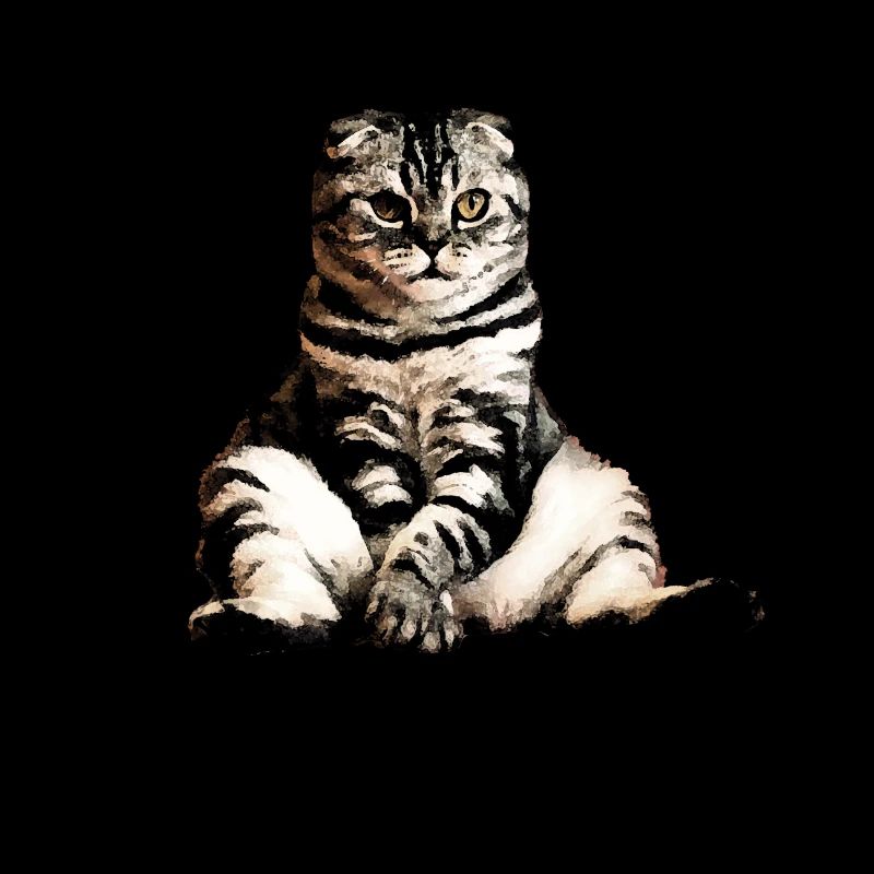 Katzen, sitting cat, Katze