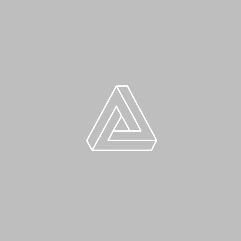 Illusion icon! Magic triangle