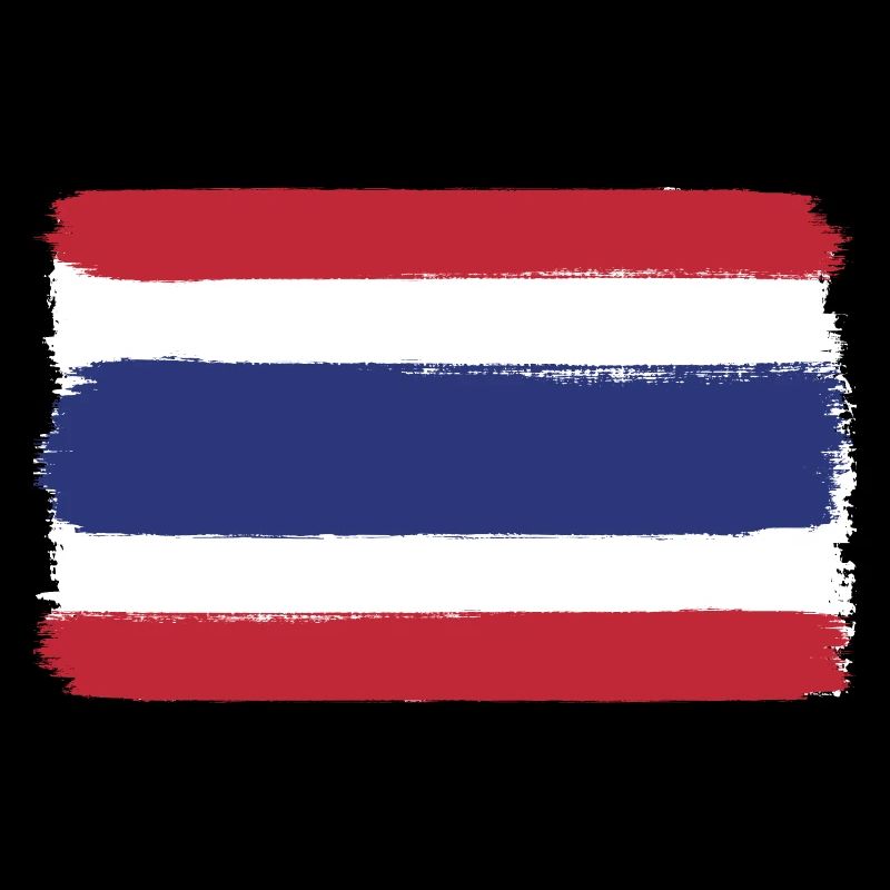 Drapeau de la Thaïlande look utilisé