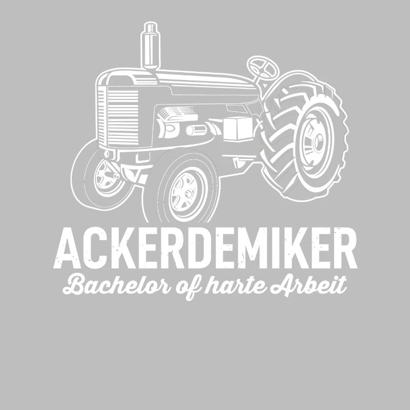 Ackerdemiker Traktor Bauer Evolution Landwirt Mann