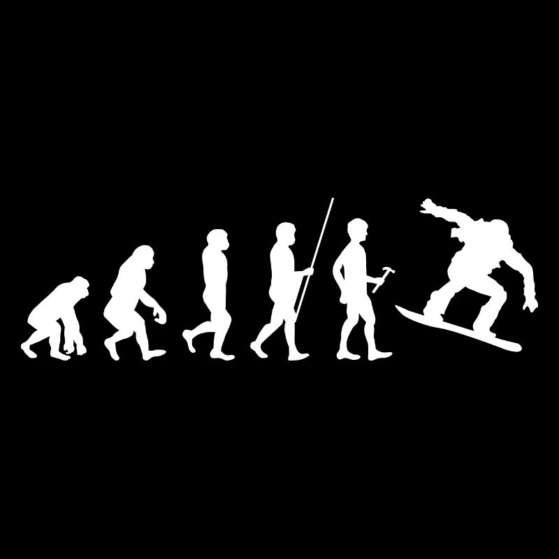 Evolution Snowboard Snowboarder
