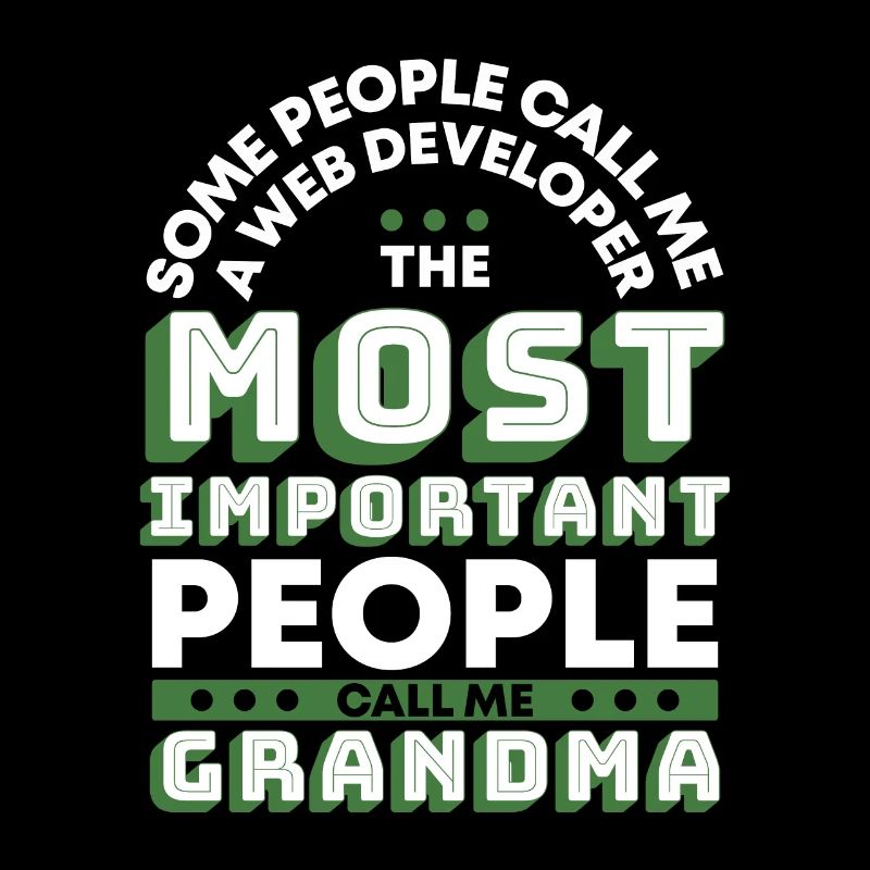 Web Entwickler Webdeveloper Oma