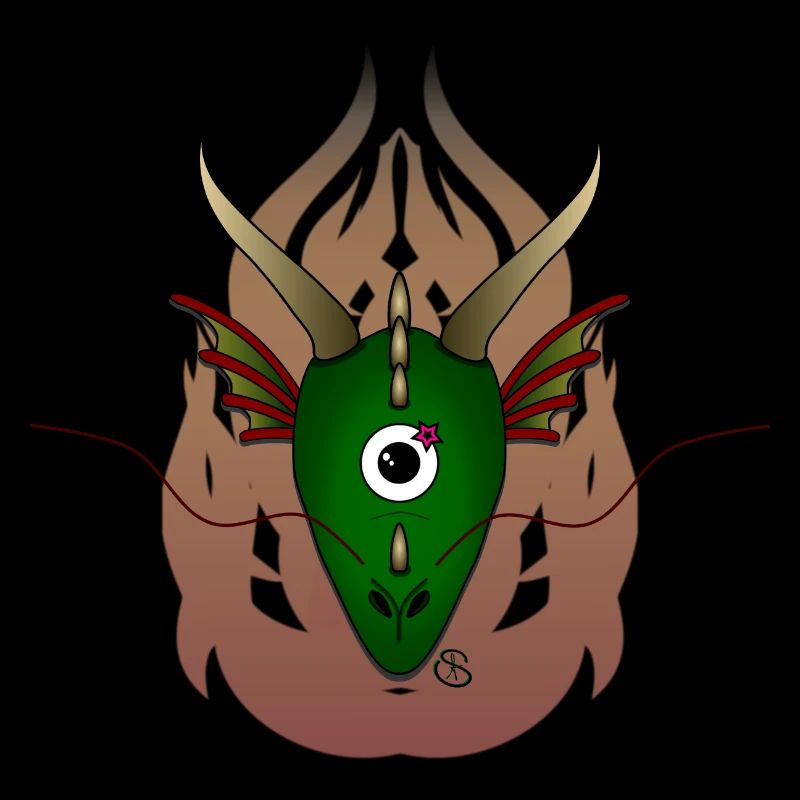Dragon en feu