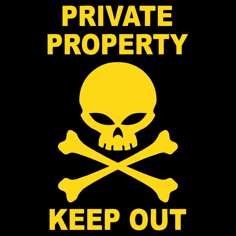 private property keep out