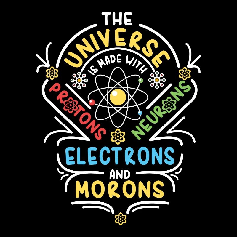 Univers est constitué d'électrons de neutrons à protons
