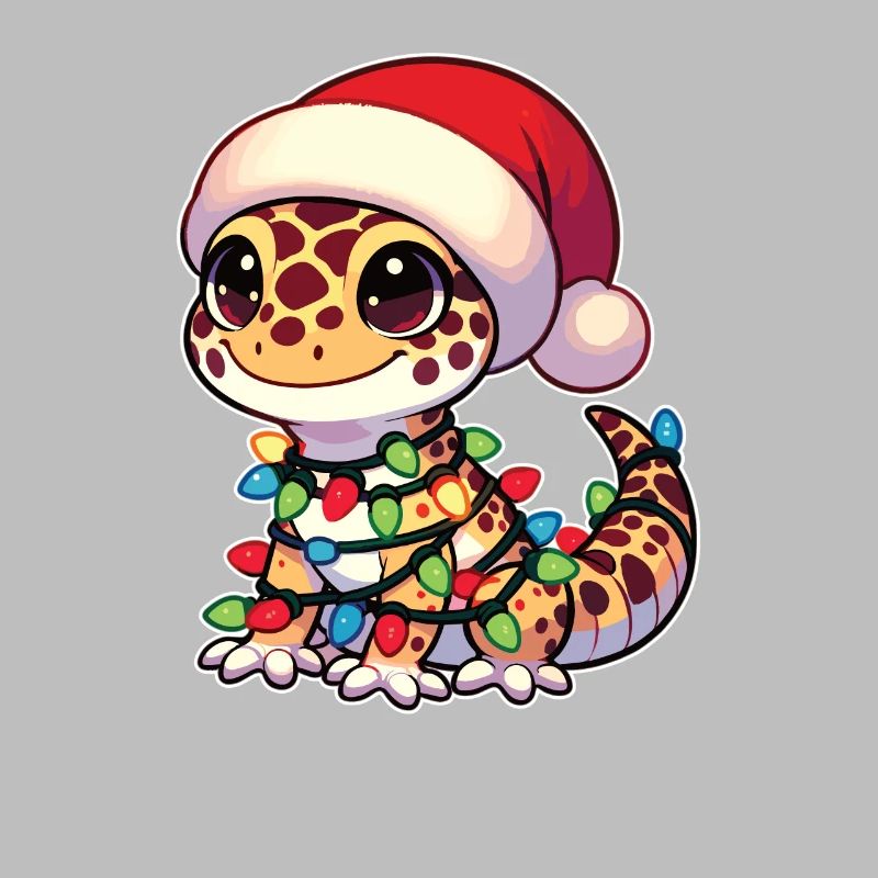 Fées de Noël Gecko léopard