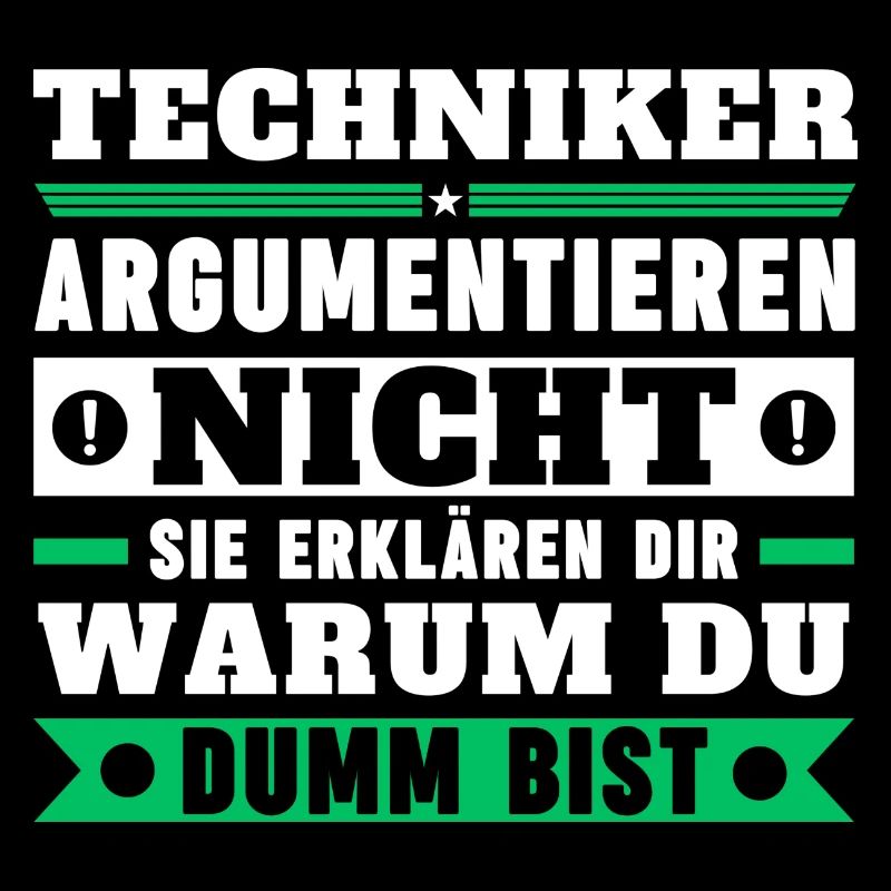 Technicians don't argue
